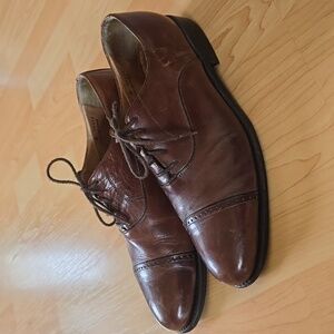 Florsheim Barletta 30314 Men's brown, 9D, leather Italian captor Oxford shoes